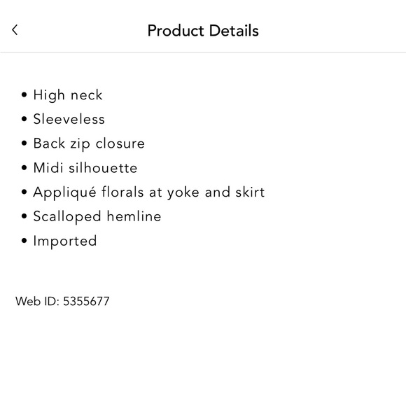 LEO LIN Cleo Appliqué Sleeveless Midi Dress - Picture 5 of 5